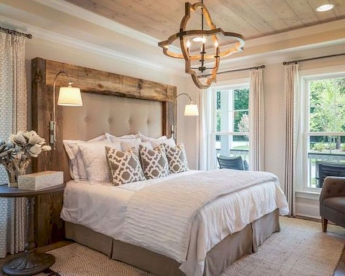 Farmhouse bedroom design ideas