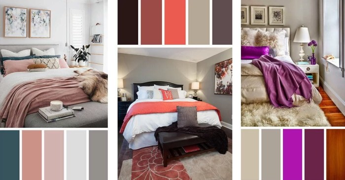 Bedroom design colour schemes