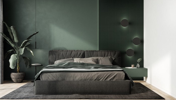 Emerald decoomo calm schlafzimmer trendehouse homimu headboard headboards geeeply hoomdecoration