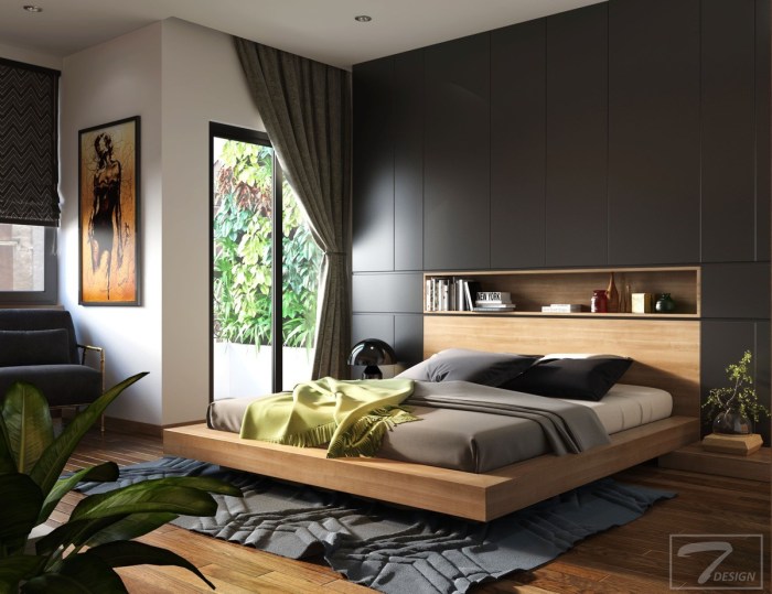 Flexible bedroom layout design