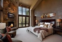 Modern rustic bedroom design