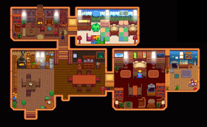 Stardew valley bedroom design